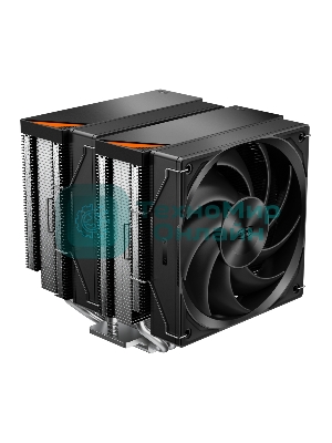 Кулер для процессора PCCooler RZ620 BK (260W, 4-pin PWM, 157.5мм, Al/Cu, 6x6мм, 1x120мм, 86.73CFM, 32dBA, 2200RPM, S: 1851/1700/1200/115X, AM5/AM4, черный)