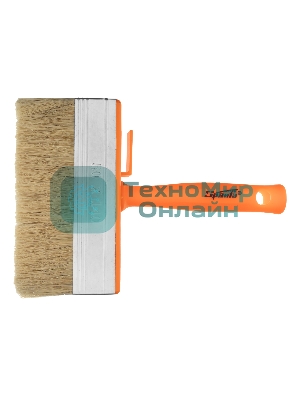 Кисть-ракля Sparta 50х140 мм, натуральная щетина, пластмассовый корпус, пластмассовая рукоятка