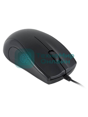Мышь проводная Oklick 185M черный, 1200 dpi, USB, кнопки - 3
