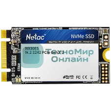 Накопитель SSD Netac N930ES, 512Gb, PCIe 3.1 x2, M.2 2242, NVMe, R/W 1650/1500