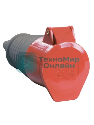 Розетка кабельная 32А 380В 3P+PЕ ССИ-224 IP44 IEK PSR22-032-4