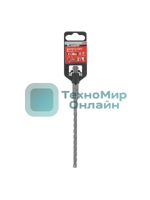 Бур по бетону Matrix, 6 x 160 мм, SDS PLUS c крестовой пластиной