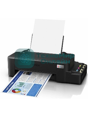 Принтер струйный Epson L121 (C11CD76414), A4, цветной, печ. до 9 стр/мин. (ч/б) до 4.8 стр/мин. (цвет), 720 x 720 dpi, USB