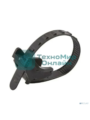 Подвес для крепления кабеля к тросу Rexant 160 х 12 мм, черный (упак. 100 шт)