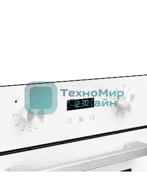 Духовой шкаф электрический Monsher MOE 4592 Blanc ширина 45 см, High-Tech, 50 л, гидролизная очистка, 9 режимов, белый