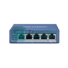 Коммутатор 4PORT 1000M POE DS-3E0505P-E/M HIKVISION