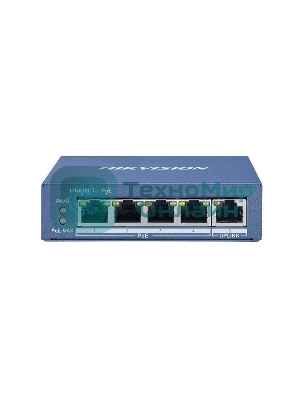 Коммутатор 4PORT 1000M POE DS-3E0505P-E/M HIKVISION