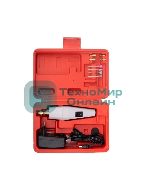 Дрель (гравер) Rexant 12000 об/мин, 12 Вт, 10 насадок, в кейсе