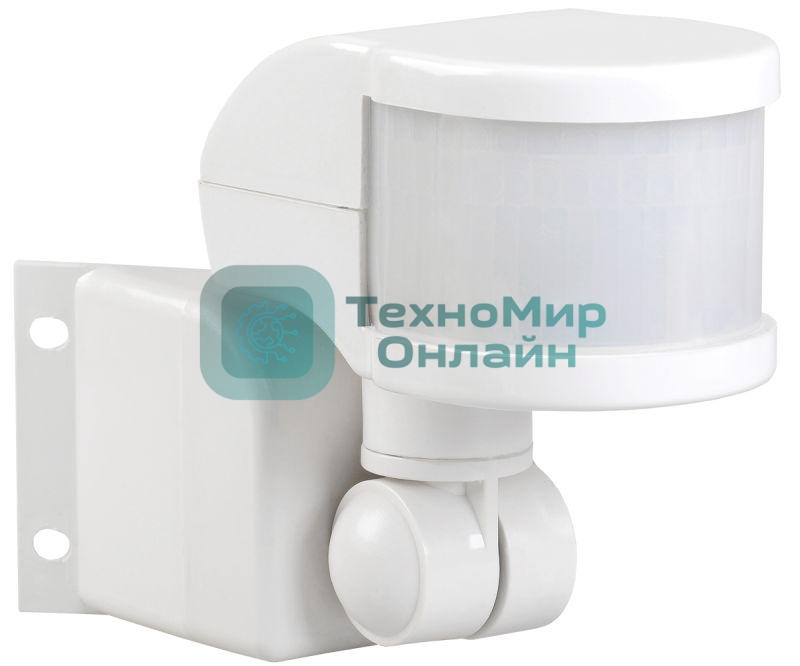 Датчик движения IEK LDD10-018B-1100-001 ДД 018В белый, макс. нагрузка 1100Вт, угол обзора 270град., дальность 12м, IP44