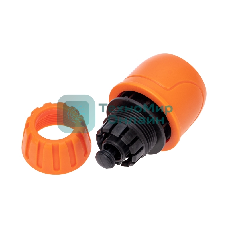 Коннектор для шланга, быстросъемный, с автостопом 1/2 Четыре Сезона