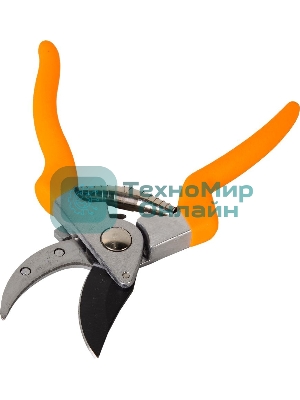 Секатор ВИХРЬ 200мм., возвратная пружина, тефлоновое покрытие, эргономичные обрезиненные рукоятки