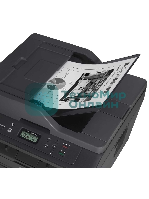 МФУ лазерное Brother DCP-L2540DW, А4, ч/б, печ. 30 стр/мин, 2400 x 600 dpi, USB, Wi-Fi, Ethernet RJ-45