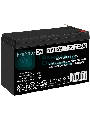 Батарея для ИБП ExeGate GP1272 (12V 7.2Ah), клеммы F2