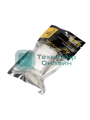 Зарядное устройство Cablexpert MP3A-PC-61, 20Вт GaN, 3А, QC4.0/PD, 1xUSB, 1xType-C, белый, пакет