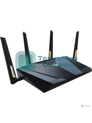 Маршрутизатор ASUS RT-BE88U, черный/желтый, 90IG08V0-MO3N0V