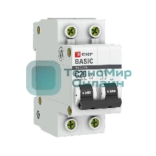 Выключатель автоматический EKF mcb4729-2-20C 2P 20А (C) 4,5кА ВА 47-29 EKF Basic