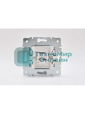 Механизм розетки компьютерн. 1-м СП KARINA RJ45 белый LEZARD 707-0288-139