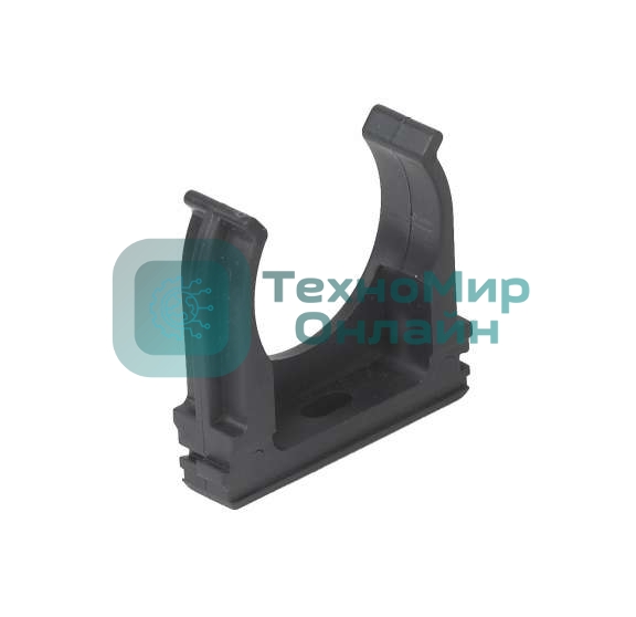 Клипса для трубы d16мм черный Рувинил К01116Ч