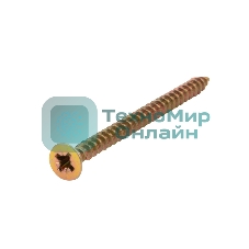 Саморез универсальный Kranz 5х70, желтый цинк, короб (100 шт./уп.)