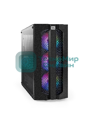 Компьютерный корпус Miditower ExeGate EVO-9205-NPX700 (ATX, БП 700NPX с вент. 12 см, с окном, 1*USB+1*USB 3.0, аудио, 3 вент. 12см с RGb подсветкой)