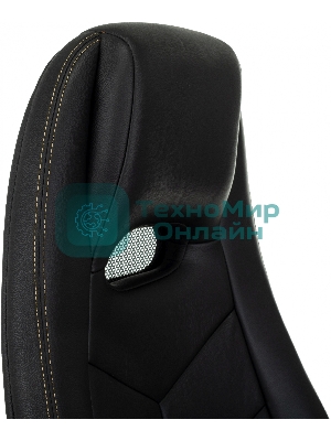 Кресло Бюрократ Zen/Black черный, кожа