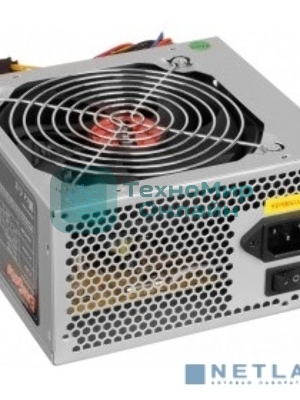 Блок питания ExeGate UNS600 (ES261570RUS-S), 600Вт, 120мм, серебряный