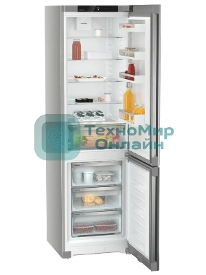 Холодильник Liebherr CNsfd 5703-22 001 Pure серебристый SteelFinish двухкамерный 266/94л морозилка снизу