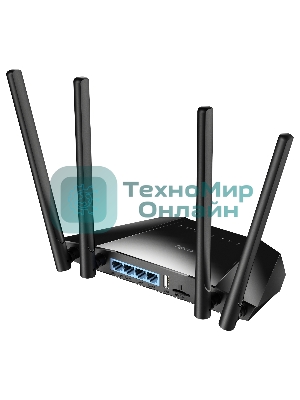 Роутер беспроводной Cudy LT400 N300 10/100BASE-TX/4G cat.4 черный