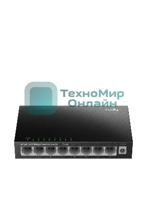 Коммутатор 8-Port 10/100 Mbps Desktop Switch, 8 10/100M RJ45 Ports, Loop Detection, Metal Case, Power Saving, Plug & Play