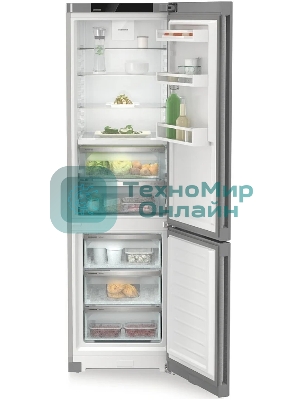 Холодильник Liebherr CBNsdc 573i-22 серебристый двухкамерный 266/94л морозилка снизу, No Frost