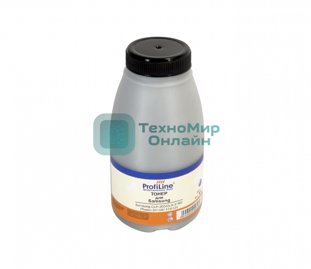 Тонер ProfiLine для принтеров Samsung CLP-300/CLX-3160/Phaser 6010/6110/6120/WC 6000/6015 черный 90 гр Фасовка РФ