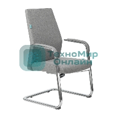 Кресло офисное Бюрократ JONS-LOW-V/CASHGREY на полозьях серый