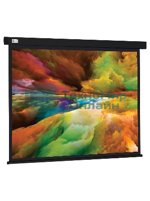 Экран Cactus 206x274см Wallscreen CS-PSW-206X274-BK 4:3 настенно-потолочный рулонный черный