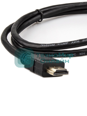 Кабель HDMI-19M --- MiniHDMI-19M ver 2.0+3D/Ethernet,1m Telecom