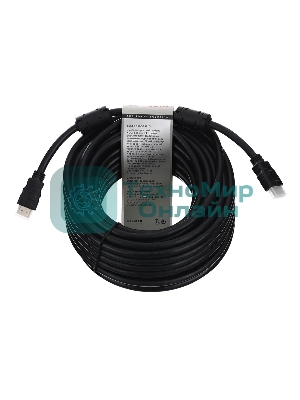 Кабель Telecom HDMI 19M/M 1.4V+3D, 15м 2 фильтра