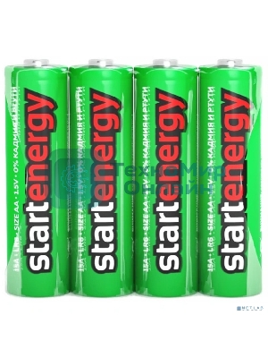 Батарейки СТАРТ R6-SH4 - 60/1200, AA, 4 шт. в шринке со стикером