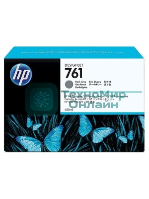 Картридж струйный HP №761 CM996A темно-серый для HP DJ T7100 (400мл)