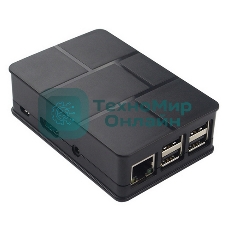 Корпус ACD черный ABS Plastic Case Brick style w/Camera cable hole for Raspberry Pi 3