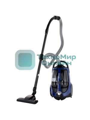 Пылесос Samsung VCC8836V36/XEV синий, 430/2200 Вт, уборка сухая, пылесборник контейнер 2 л
