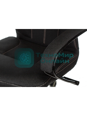 Кресло Бюрократ CH-608/ECO черный, экокожа