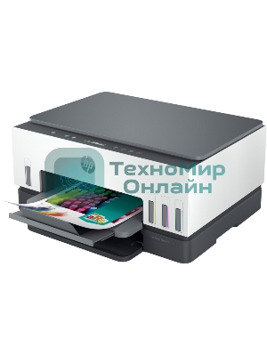 МФУ струйное HP Smart Tank 670, A4, цветной, печ. до 12 стр/мин., 4800x1200 dpi (печ.), 1200x1200 dpi (скан.), Bluetooth, USB Type-A, Wi-Fi