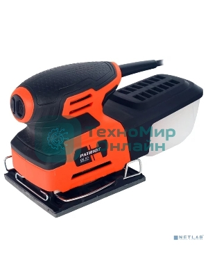 Вибрационная шлифовальная машина PATRIOT OS 105240 Вт, 13 000 кол/мин; размер платформы: 104 х 112 мм