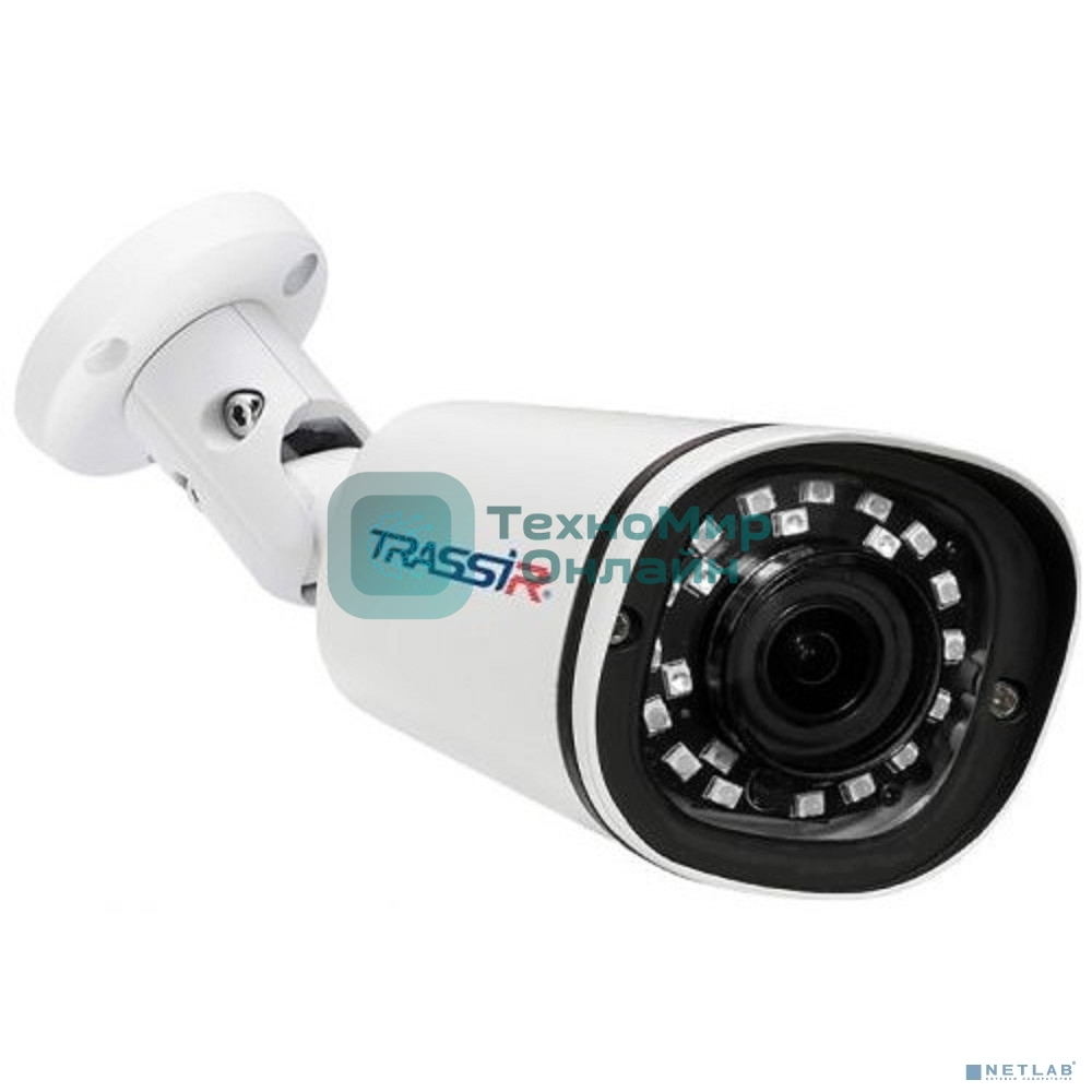 Уличная 2Мп IP-камера с ИК-подсветкой TRASSIR TR-D2121IR3 v6 2.8 Матрица 1/2.7