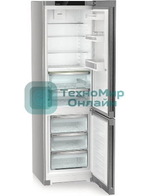 Холодильник Liebherr CBNsdc 573i-22 серебристый двухкамерный 266/94л морозилка снизу, No Frost