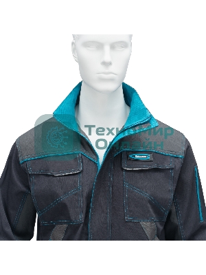 Куртка профессиональная рабочая, 97% хлопок 3% спандекс, M Gross