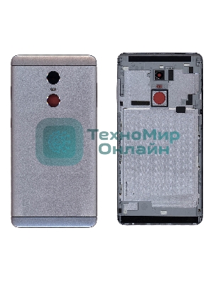 Задняя крышка для Xiaomi Redmi Note 4X серебро