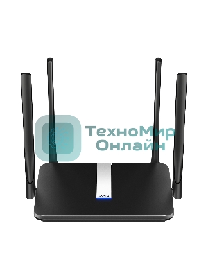 Роутер беспроводной Cudy LT500 AC1200 10/100BASE-TX/4G cat.4 черный