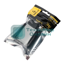 Зарядное устройство Cablexpert MP3A-PC-60 20Вт GaN, 3А, QC4.0/PD, 1xType-C, черный, пакет