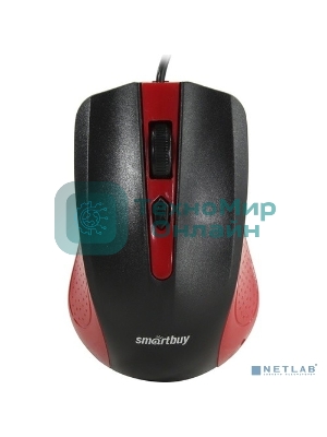 Мышь проводная Smartbuy ONE 352 красно-черная SBM-352-RK