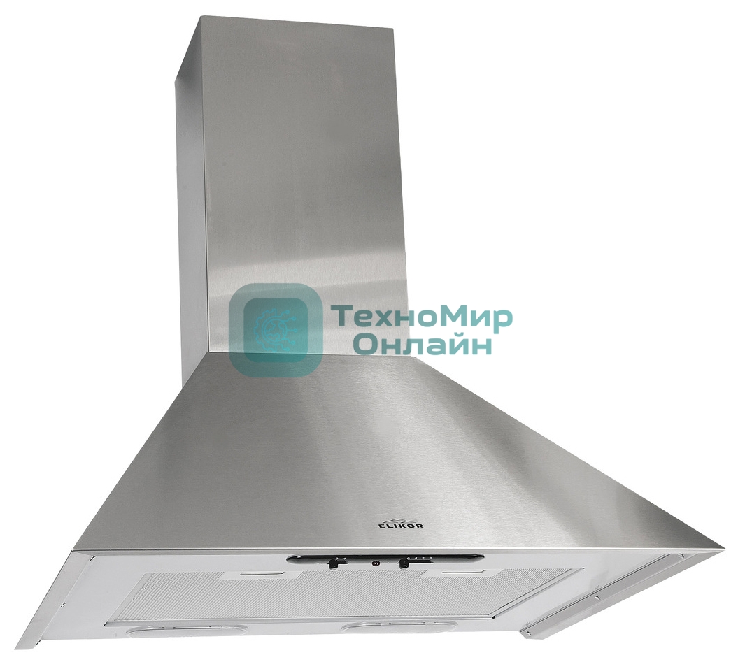 Вытяжка каминная Elikor Silver Storm 60Н-650-П3Л серебристый, 60 см, 650 куб. м/ч, 56 дБ